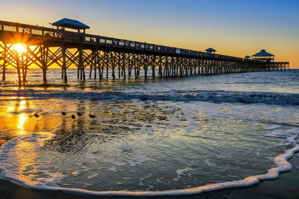 The Folly Feeling 1 Block To Beach Folly Beach Buitenkant foto